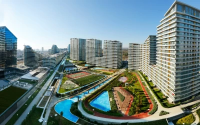 exterior-and-side-view-of-the-residential-complexes-providing-a-vast-living-space-such-as-green-fields-and-walking-paths