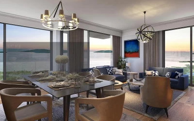 interior-shot-of-the-living-room-from-a-project-having-glamorous-sea-view-outside-and-modern-dining-table-chairs-and-sofas-inside